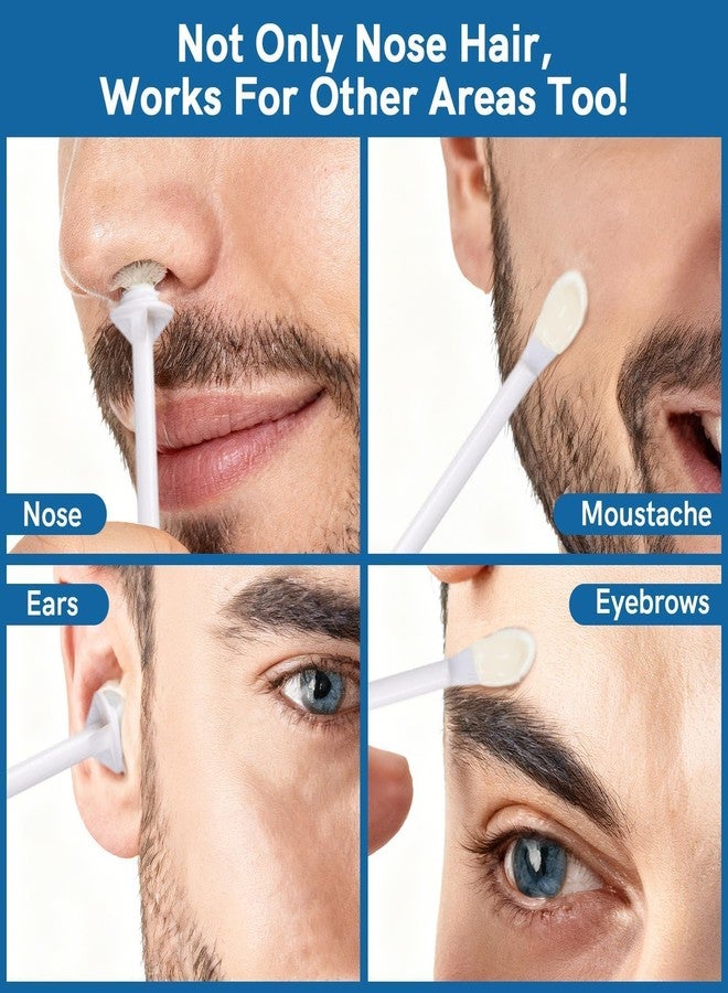 Rainflow Nose Wax Kit Hair Removal Set - RAINFLOW Ear & Nose Hair Wax Kit for Men and Women,240g Wax Beads with Applicator Sticks, Home Grooming for Dating, Interviews, Travel, Salon-Like Results up to 4 Weeks - Image 4